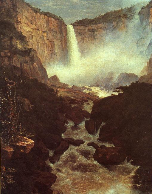 Frederick Edwin Church The Falls of Tequendama Sweden oil painting art